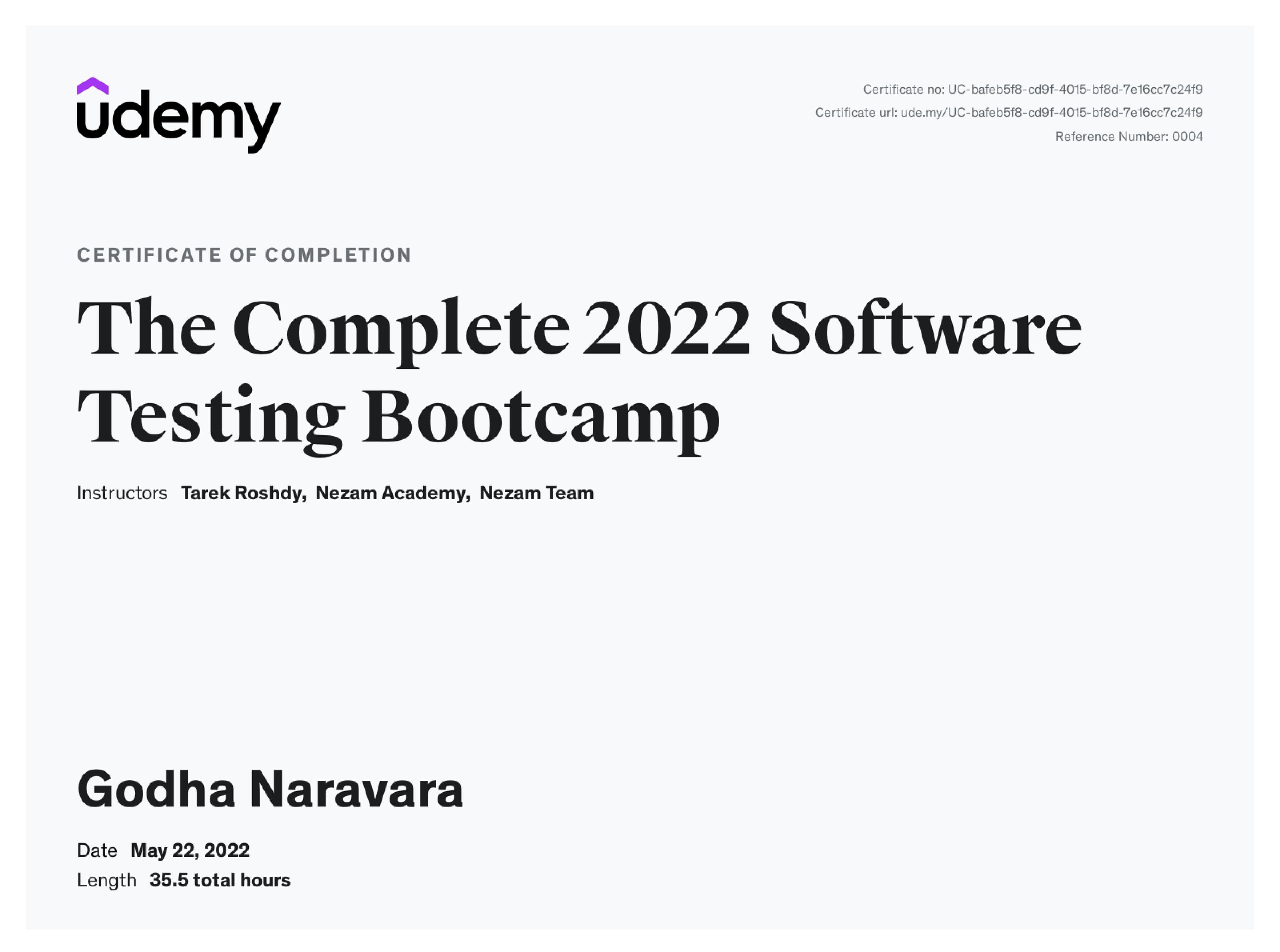 The complete 2022 Software Testing Bootcamp
