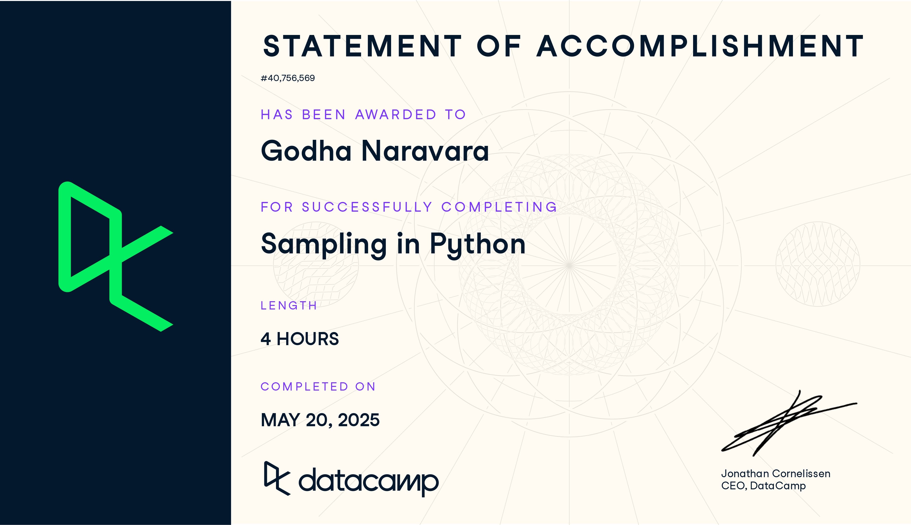 Sampling in Python