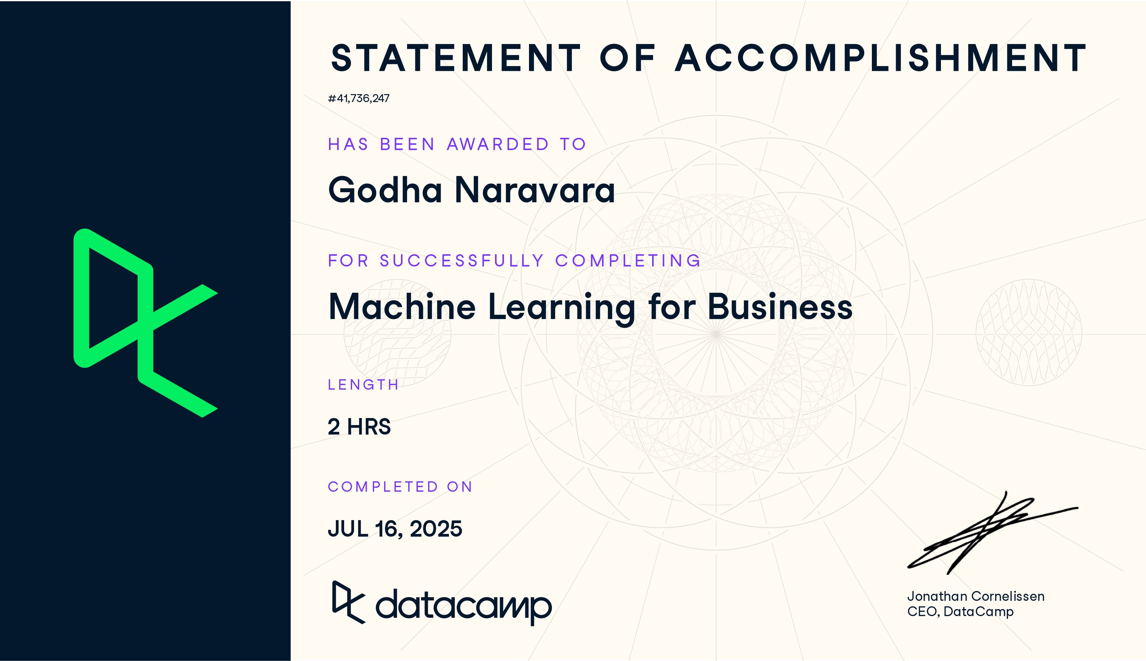 Machine Learning for Business